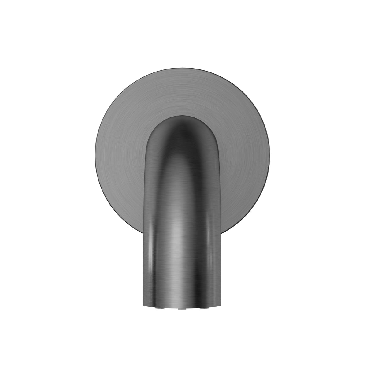 Universal Round Curved Spout 170mm - Shadow Gunmetal