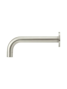 Universal Round Curved Spout - PVD Brushed Nickel Meir