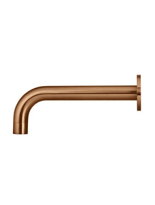 Universal Round Curved Spout - Lustre Bronze Meir