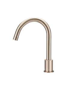 Round Hob Mounted Swivel Spout - Champagne Meir