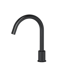 Round Hob Mounted Swivel Spout - Matte Black Meir