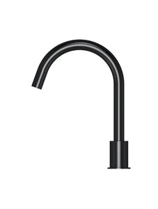 Round Hob Mounted Swivel Spout - Matte Black Meir