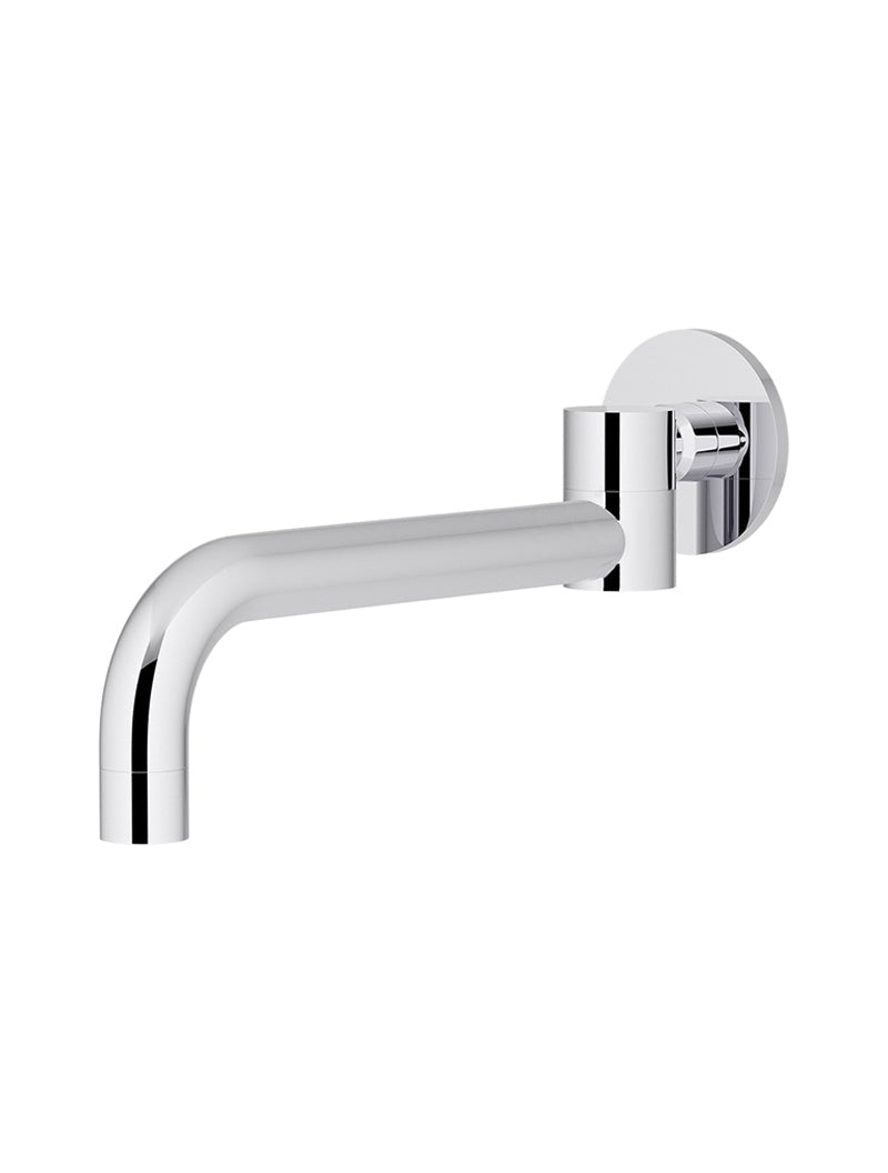Round Swivel Wall Spout - Chrome