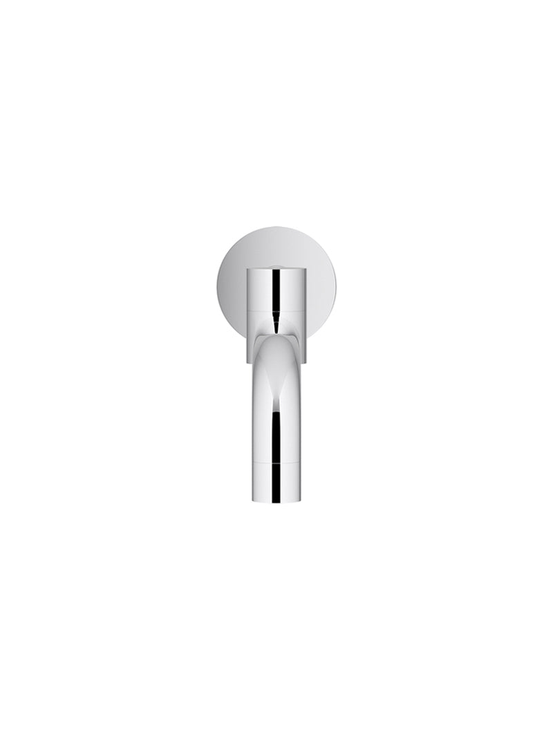 Round Swivel Wall Spout - Chrome