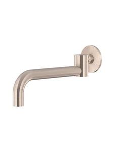 Round Swivel Wall Spout - Champagne Meir