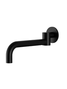 Round Swivel Wall Spout - Matte Black Meir