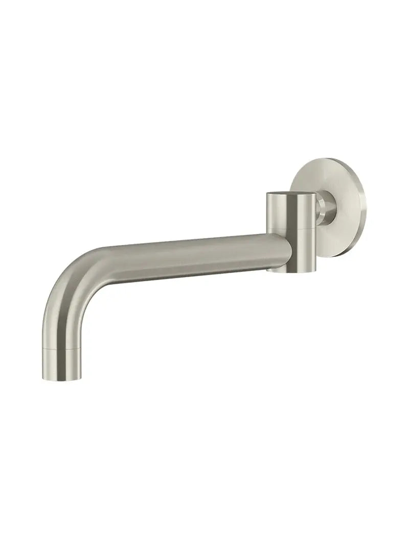 Round Swivel Wall Spout - PVD Brushed Nickel Meir