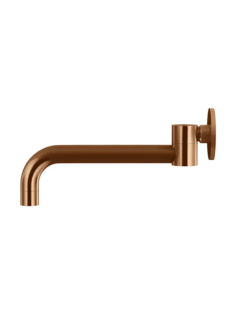 Round Swivel Wall Spout - Lustre Bronze Meir