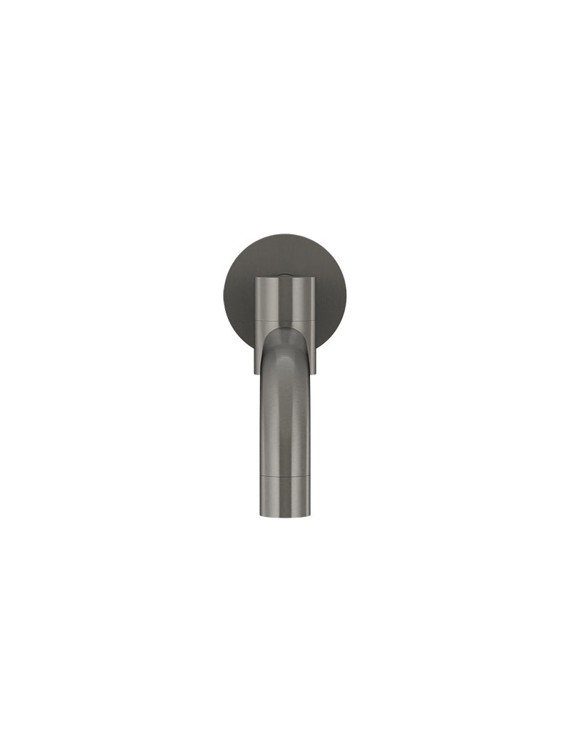 Round Swivel Wall Spout - Shadow Gunmetal