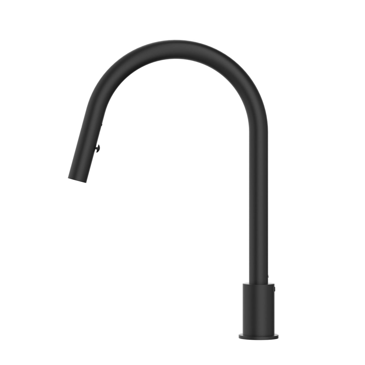 Kitchen hob spout with pull out nozzle - Matte Black