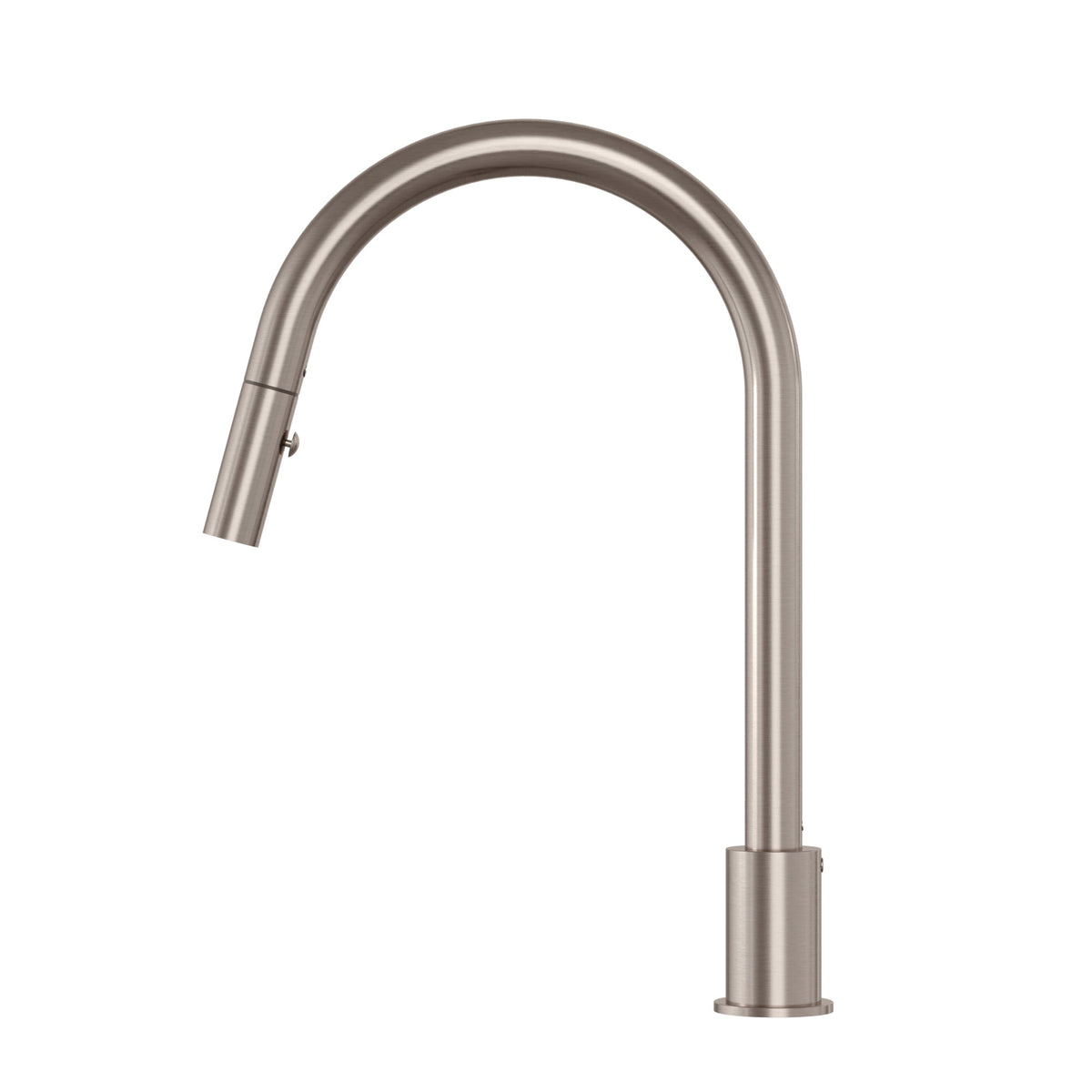 Kitchen hob spout with pull out nozzle - Champagne