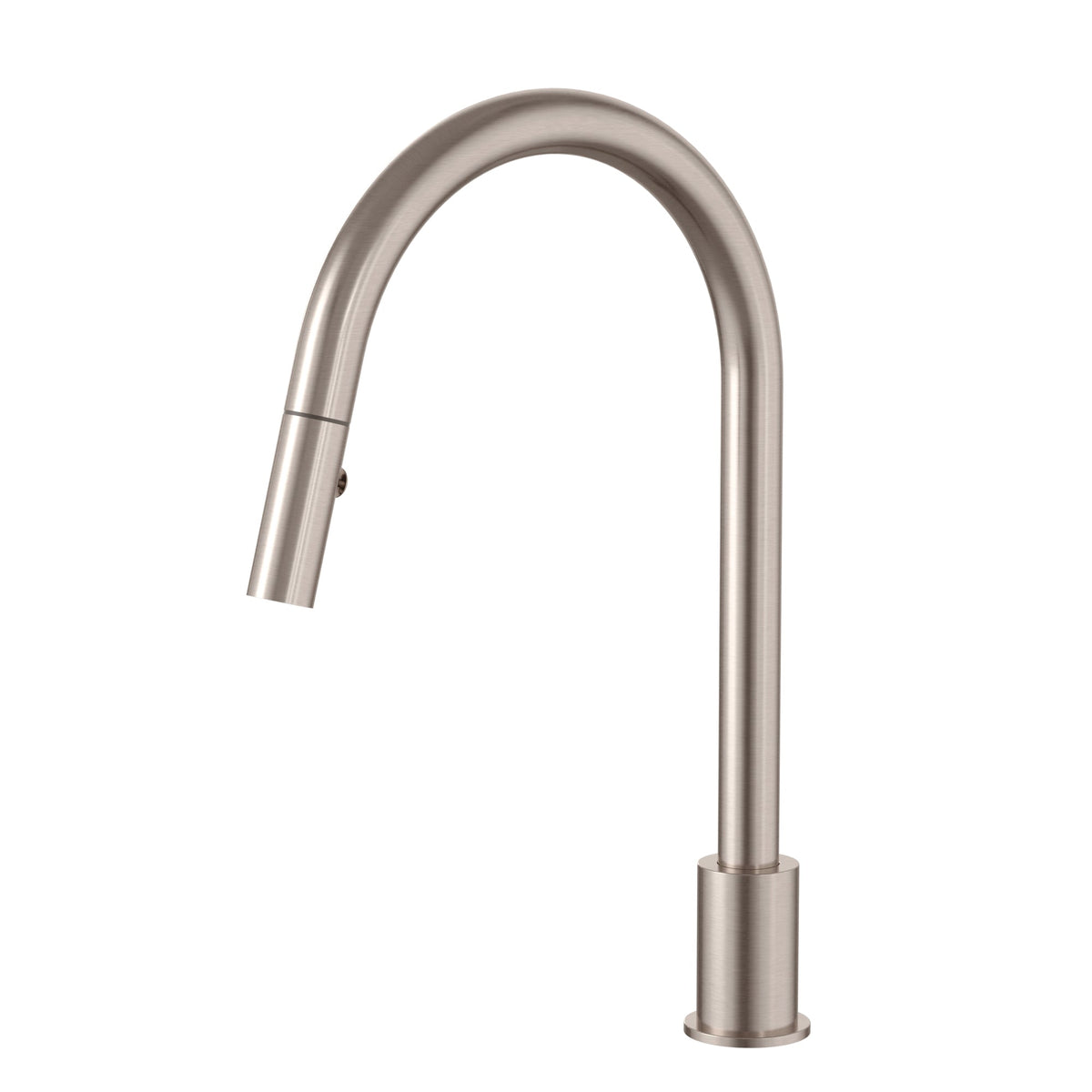 Kitchen hob spout with pull out nozzle - Champagne