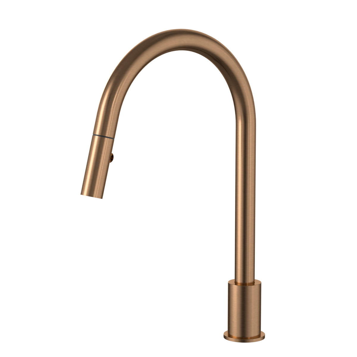 Kitchen hob spout with pull out nozzle - Lustre Bronze
