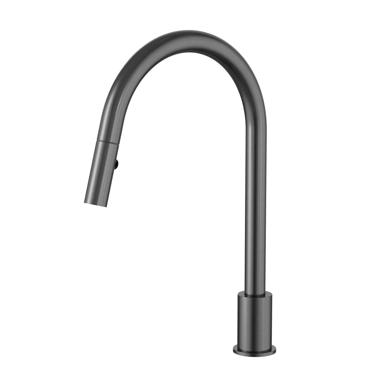 Kitchen hob spout with pull out nozzle - Shadow Gunmetal