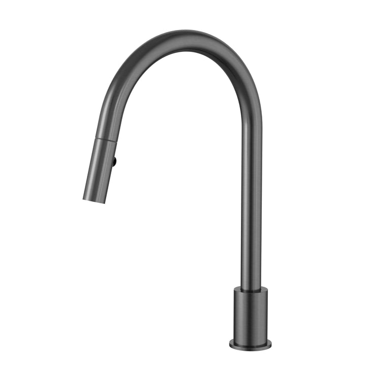 Kitchen hob spout with pull out nozzle - Shadow Gunmetal