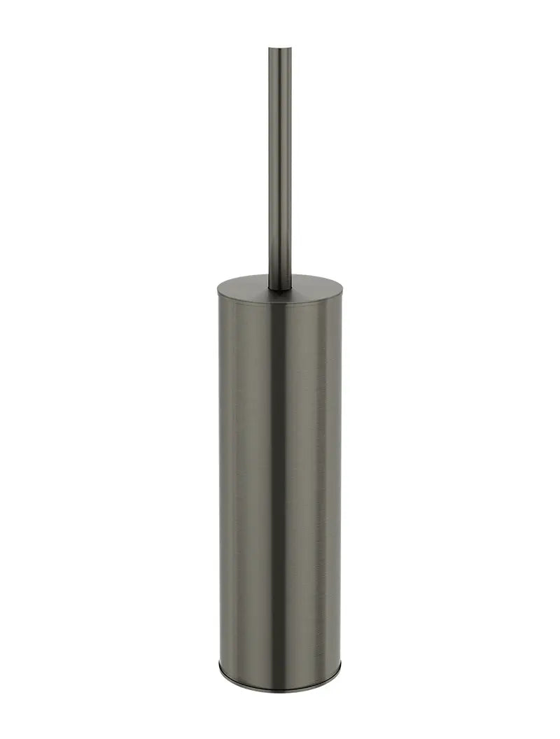 Round Toilet Brush & Holder - Shadow Gunmetal Meir