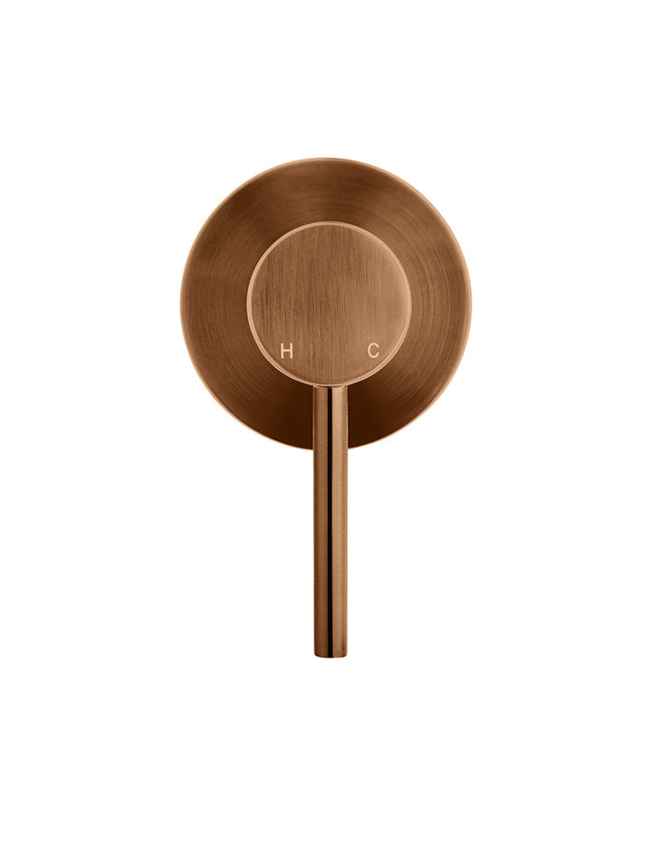 Round Wall Mixer Trim Kit (In-wall Body Not Included) - Lustre Bronze