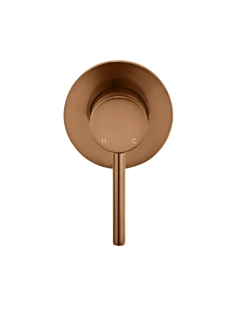 Round Wall Mixer Trim Kit (In-wall Body Not Included) - Lustre Bronze Meir