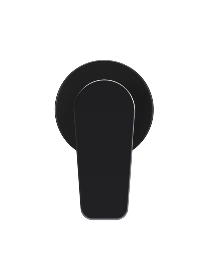 Round Wall Mixer Paddle Handle Trim Kit (In-wall Body Not Included) - Matte Black