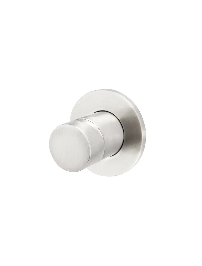 Round Wall Mixer Pinless Handle Trim Kit (In-wall Body Not Included) - PVD Brushed Nickel Meir