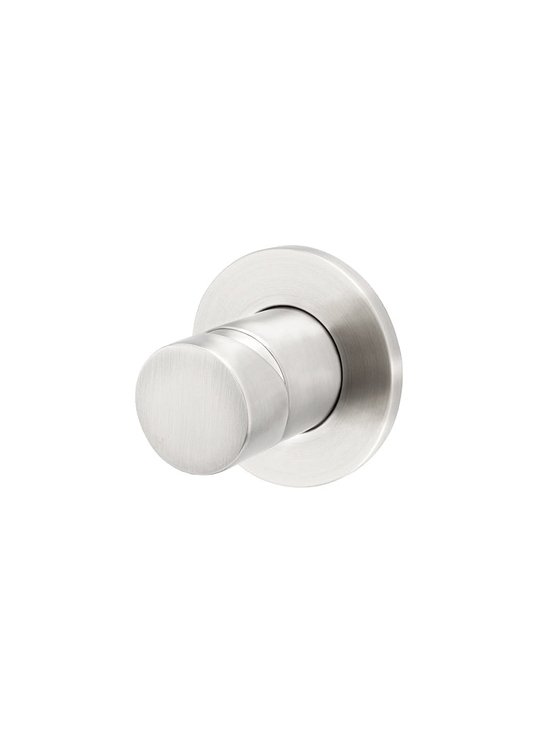 Round Wall Mixer Pinless Handle Trim Kit (In-wall Body Not Included) - PVD Brushed Nickel