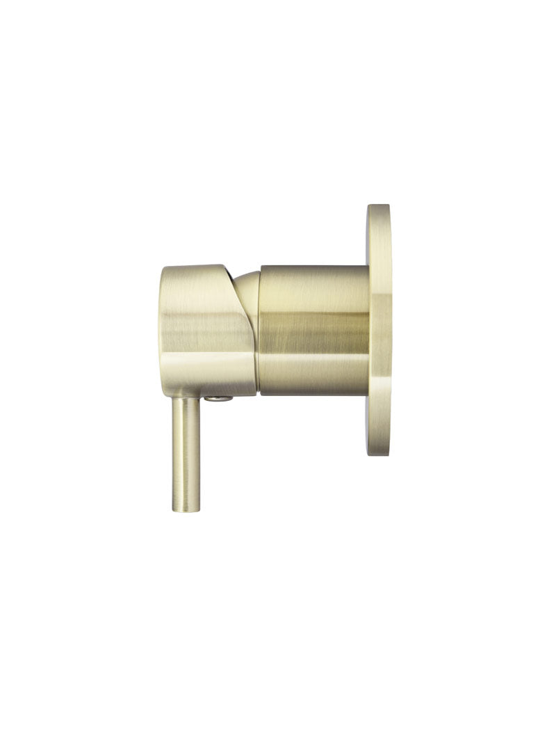 Round Wall Mixer Short Pin lever Trim Kit (In-wall Body Not Included) - PVD Tiger Bronze