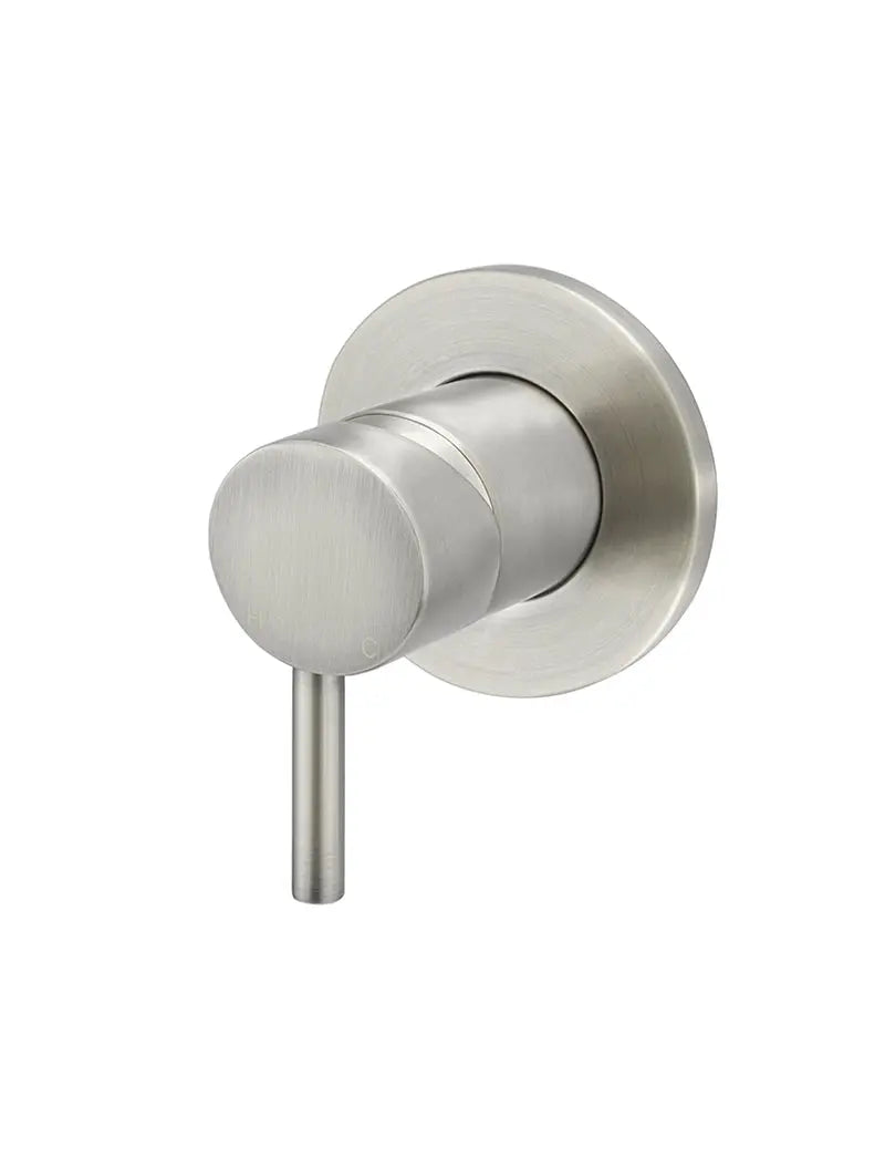 Round Wall Mixer Short Pin–lever Trim Kit (In-wall Body Not Included) - PVD Brushed Nickel Meir