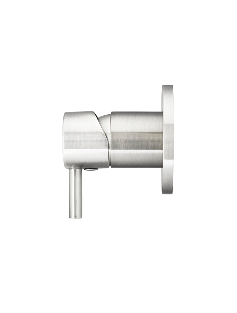 Round Wall Mixer Short Pin lever Trim Kit (In-wall Body Not Included) - PVD Brushed Nickel