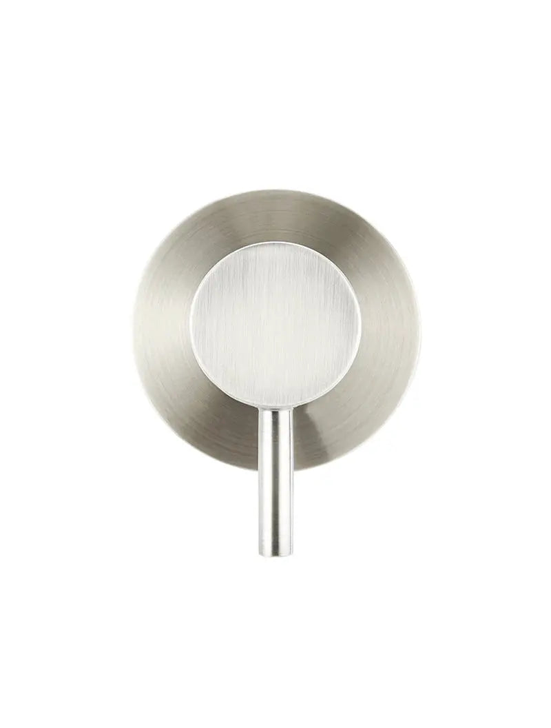 Round Wall Mixer Short Pin–lever Trim Kit (In-wall Body Not Included) - PVD Brushed Nickel Meir