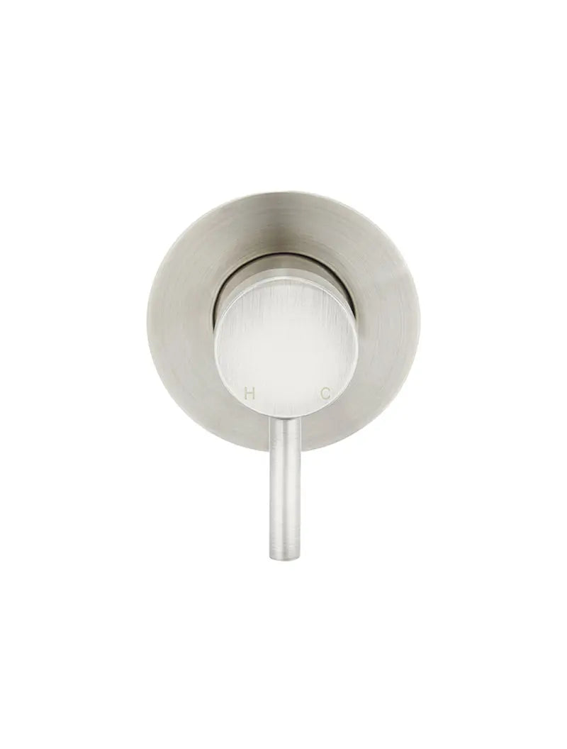 Round Wall Mixer Short Pin–lever Trim Kit (In-wall Body Not Included) - PVD Brushed Nickel Meir