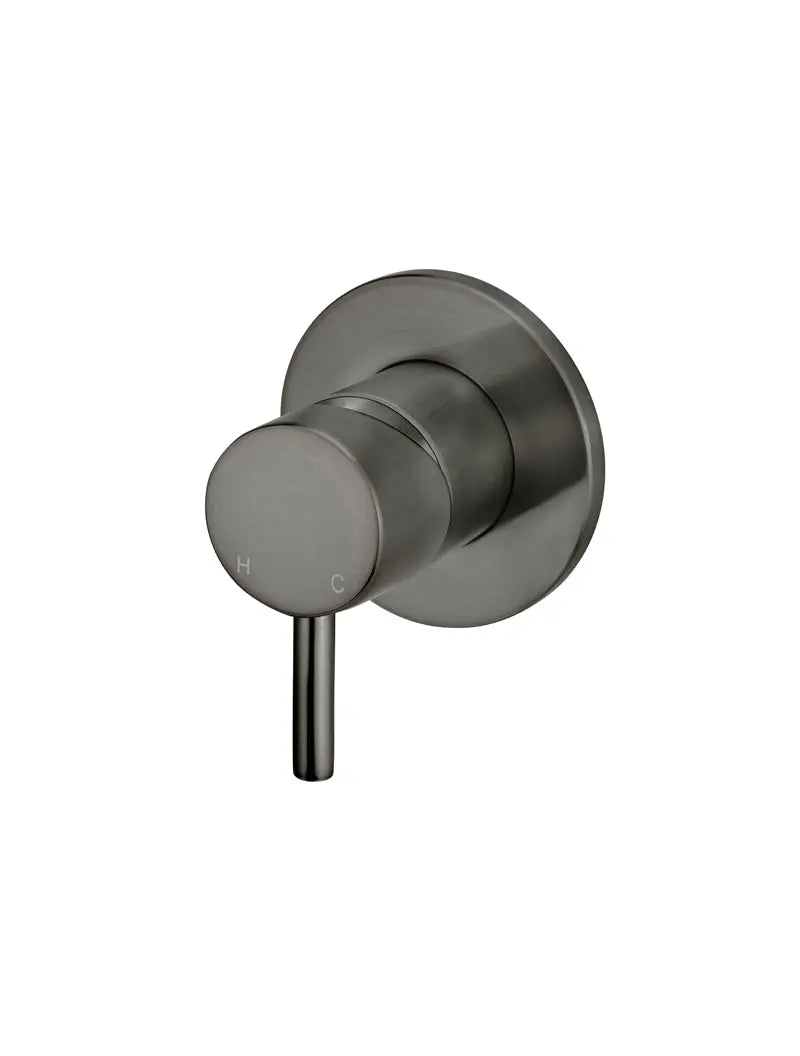 Round Wall Mixer Short Pin–lever Trim Kit (In-wall Body Not Included) - Shadow Gunmetal Meir