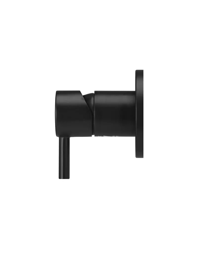 Round Wall Mixer Short Pin–lever Trim Kit (In-wall Body Not Included) - Matte Black Meir