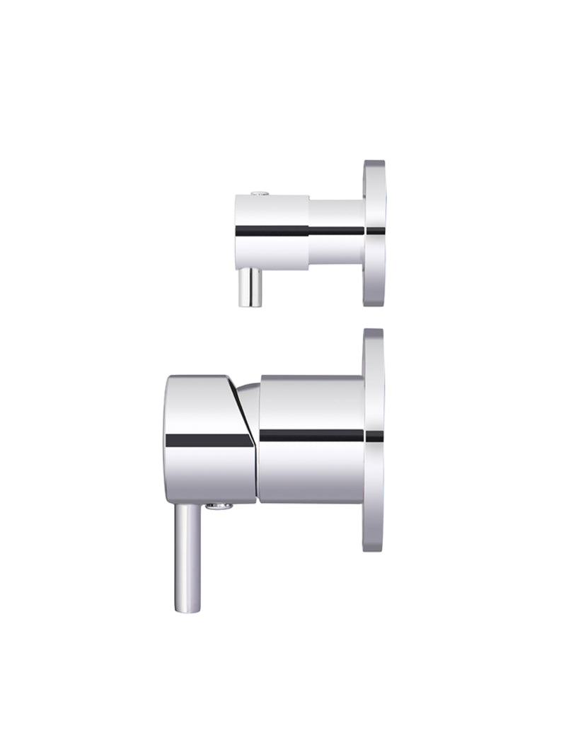 Round Diverter Mixer Trim Kit (In-wall Body Not Included) - Chrome