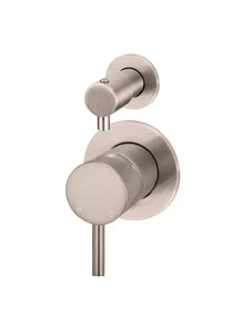 Round Diverter Mixer Trim Kit (In-wall Body Not Included) - Champagne Meir