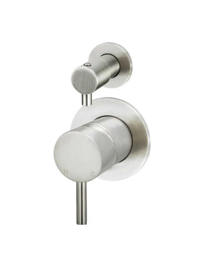 Round Diverter Mixer Trim Kit (In-wall Body Not Included) - PVD Brushed Nickel Meir