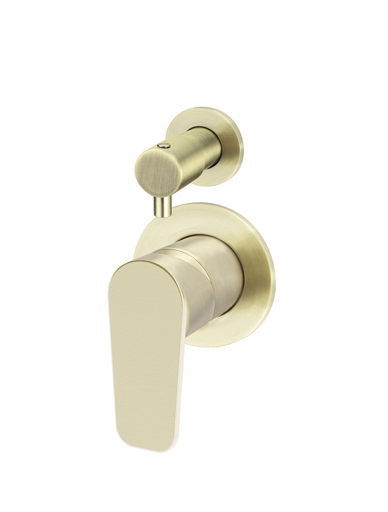 Round Diverter Mixer Paddle Handle Trim Kit (In-wall Body Not Included) - PVD Tiger Bronze