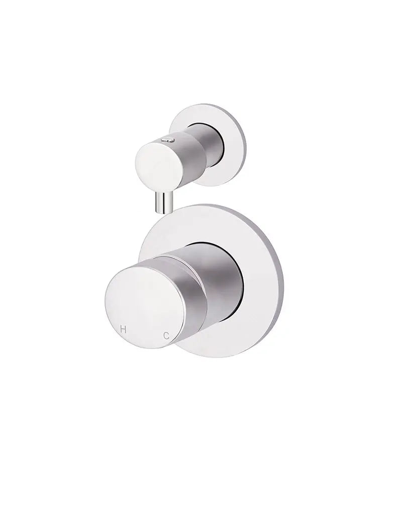 Round Diverter Mixer Pinless Handle Trim Kit (In-wall Body Not Included) - Polished Chrome Meir