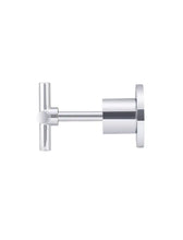 Load image into Gallery viewer, Round Cross Handle Jumper Valve Wall Top Assemblies - Polished Chrome Meir
