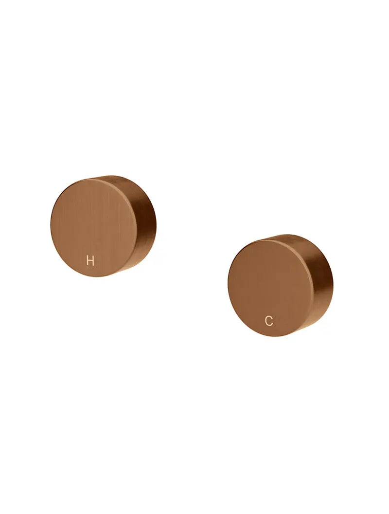 Circular Wall Taps - Lustre Bronze Meir