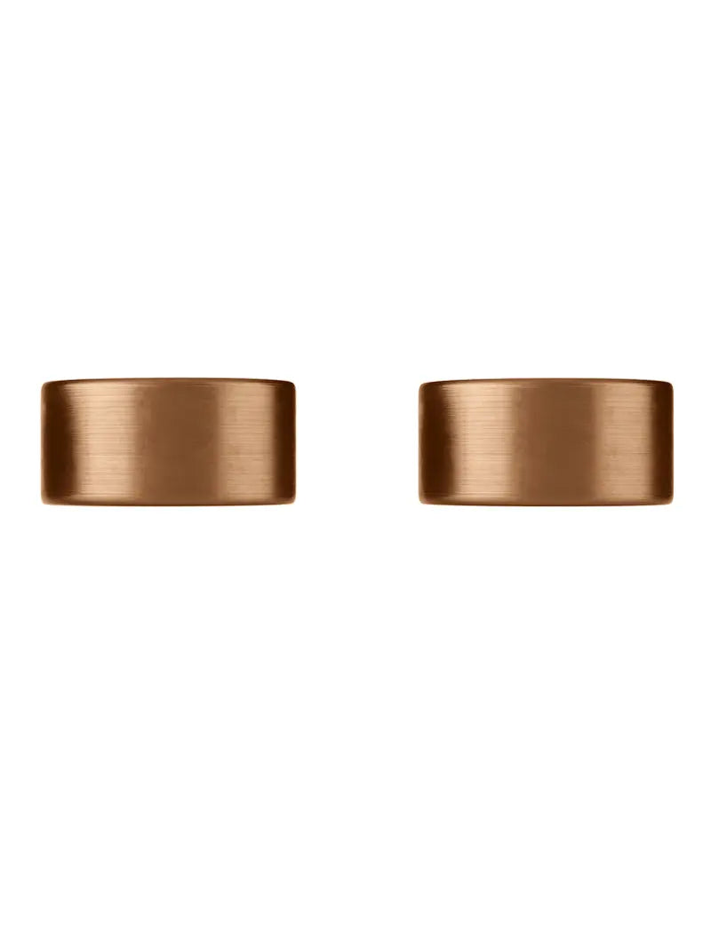 Circular Wall Taps - Lustre Bronze Meir