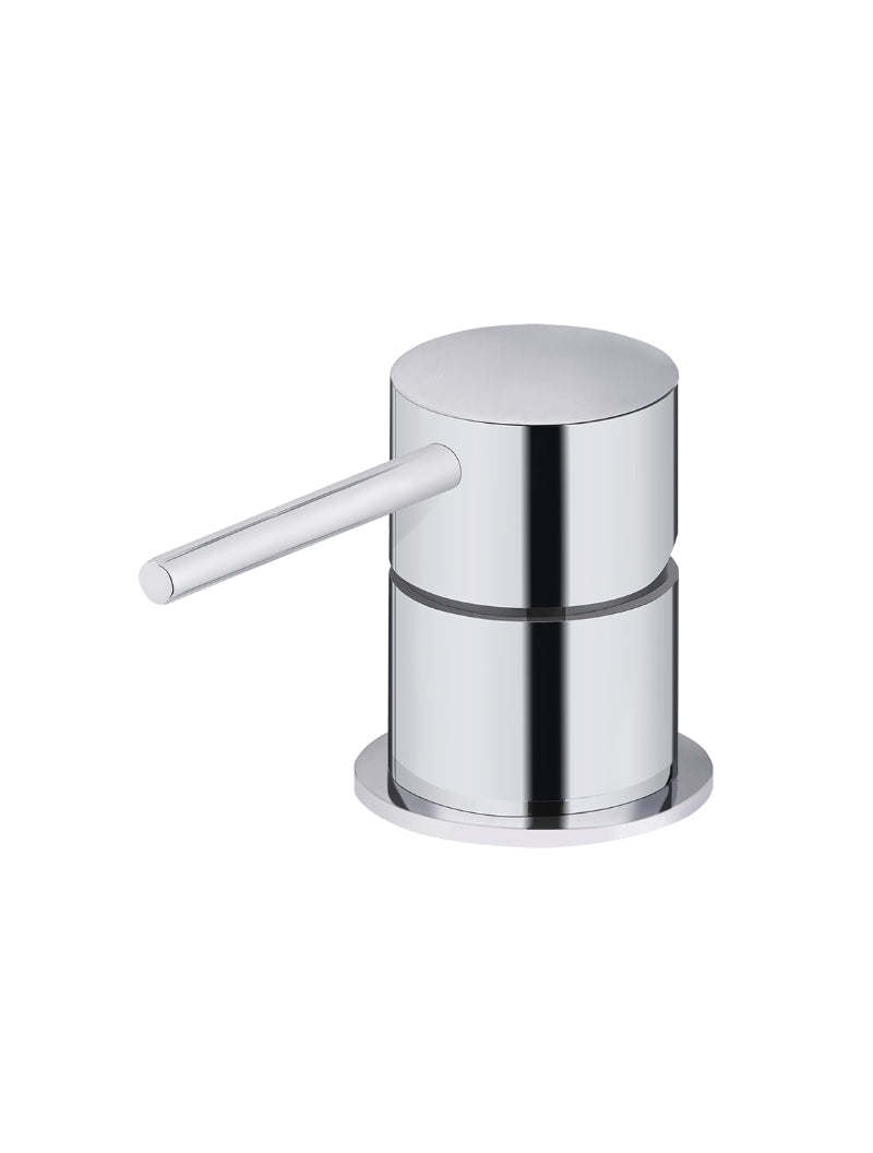 Round Deck Mounted Mixer - Chrome