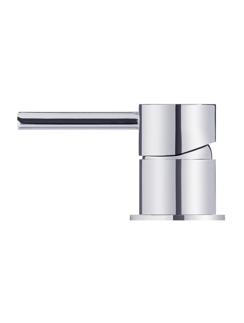 Round Deck Mounted Mixer - Chrome