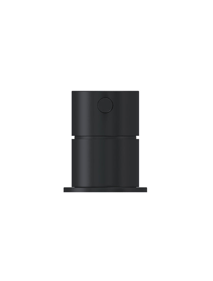 Round Deck Mounted Mixer - Matte Black