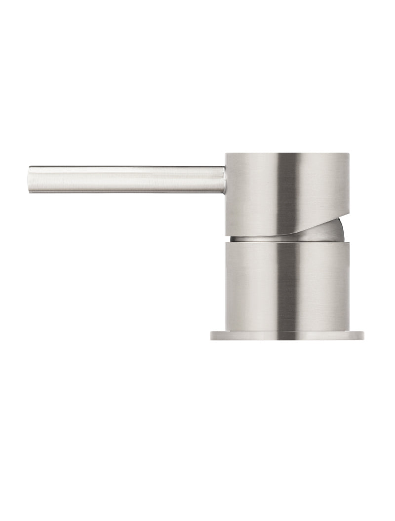 Round Deck Mounted Mixer - PVD Brushed Nickel