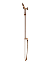 Load image into Gallery viewer, Round Three Function Hand Shower on Rail Column - Lustre Bronze Meir
