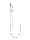 Round Hand Shower on Rail Column - Polished Chrome Meir