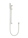 Round Hand Shower on Rail Column - PVD Brushed Nickel Meir