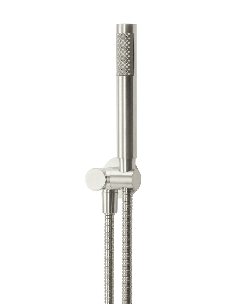 Round Shower on Swivel Bracket - PVD Brushed Nickel