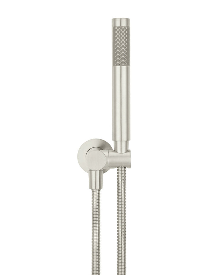 Round Shower on Swivel Bracket - PVD Brushed Nickel