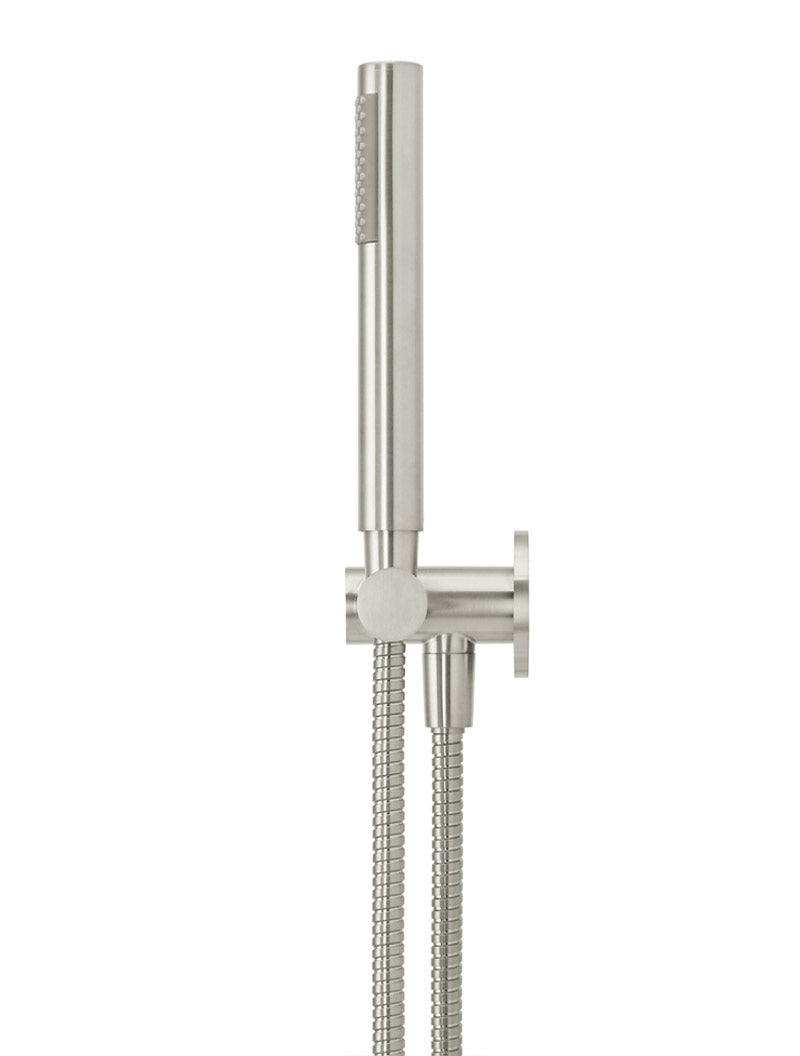 Round Shower on Swivel Bracket - PVD Brushed Nickel